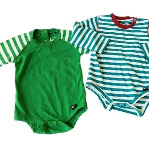 Onesie Bundle 12 Months Littlest Prince Bodysuits Stripes